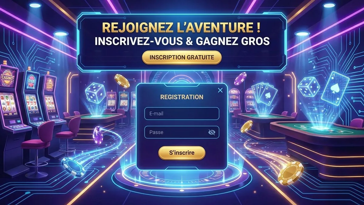 Inscription avec bonus